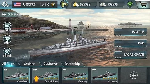 Изображение игры: Warship Attack 3D