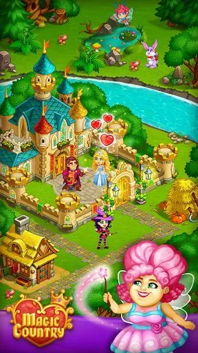Изображение игры: Magic Country: fairy farm and fairytale city
