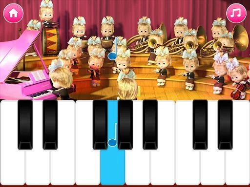 Изображение игры: Masha and the Bear. Games for kids