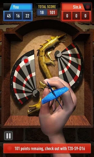 Изображение игры: Darts Master 3D