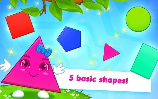 Изображение игры: Learning shapes and colors for toddlers: kids game