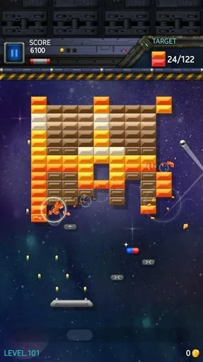 Изображение игры: Brick Breaker Star: Space King