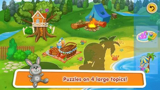 Изображение игры: Puzzles for Toddlers with Learning Words for Kids
