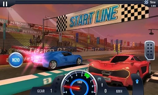 Изображение игры: Furious Car Racing