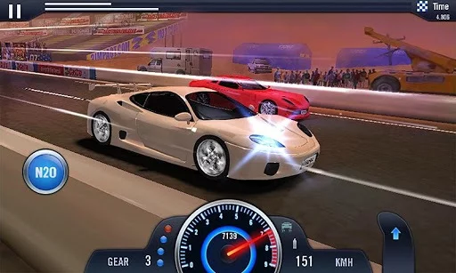 Изображение игры: Furious Car Racing