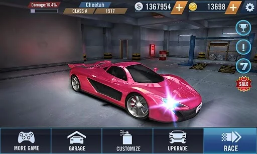 Изображение игры: Furious Car Racing