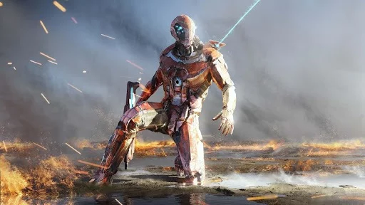 Изображение игры: Super Crime Steel War Hero Iron Flying Mech Robot