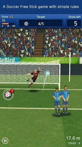 Изображение игры: Finger soccer: Football kick