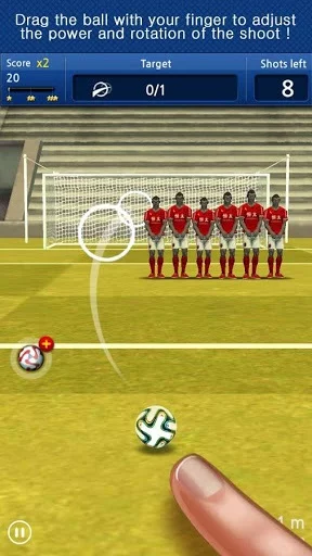 Изображение игры: Finger soccer: Football kick