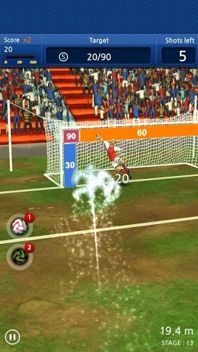 Изображение игры: Finger soccer: Football kick