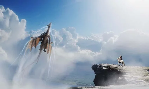 Изображение игры: Fire Flying Dragon Simulator Warrior Sky Rider 3D