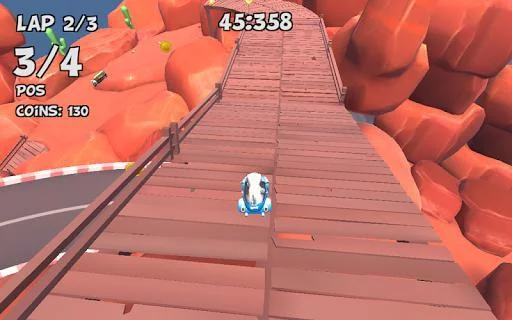 Изображение игры: Crazy Cat Rush Racing Run Kitty Craft
