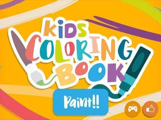 Изображение игры: Kids painting & coloring game