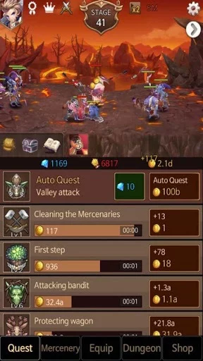 Изображение игры: Dark Chaser: Idle RPG
