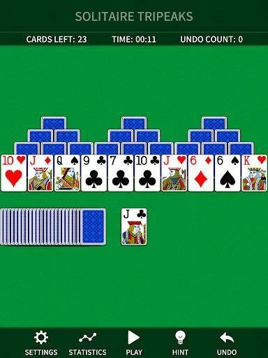 Изображение игры: TriPeaks Solitaire Pro