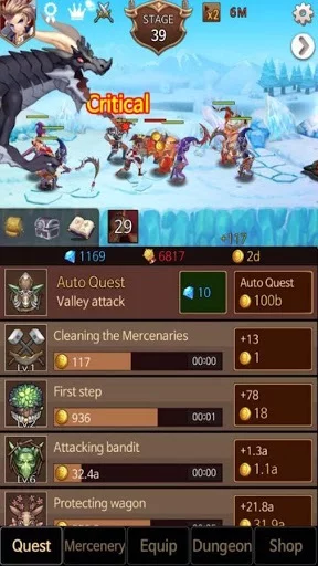 Изображение игры: Dark Chaser: Idle RPG