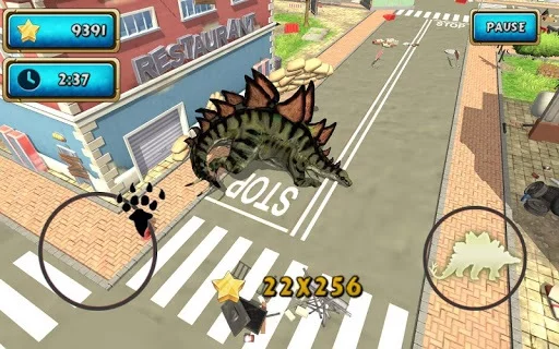 Изображение игры: Dinosaur Simulator 2 Dino City