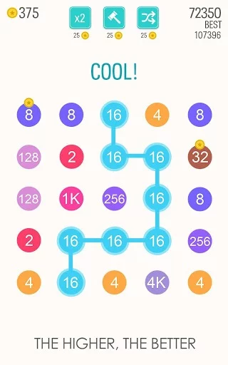 Изображение игры: 2 For 2: Connect the Numbers Puzzle