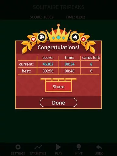 Изображение игры: TriPeaks Solitaire Pro