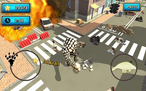 Изображение игры: Dinosaur Simulator 2 Dino City