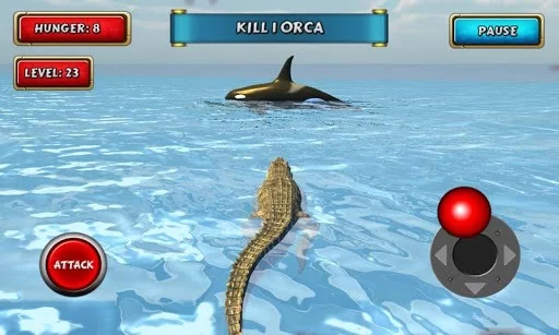 Изображение игры: Crocodile Simulator Beach Hunt