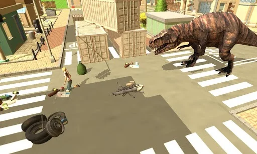 Изображение игры: Dinosaur Simulator 2 Dino City