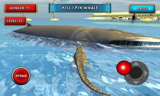 Изображение игры: Crocodile Simulator Beach Hunt