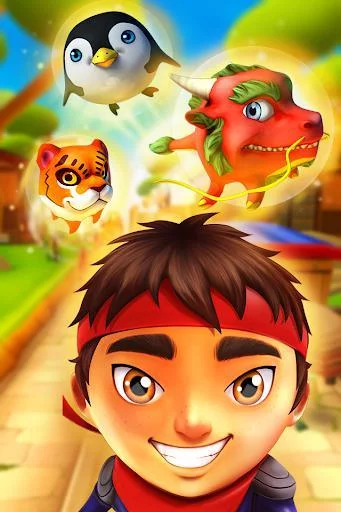 Изображение игры: Ninja Kid Run Free - Fun Games