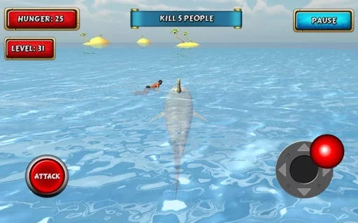 Изображение игры: Shark Simulator Beach Killer