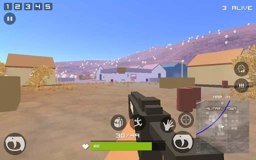 Изображение игры: Grand Pixel Royale Battlegrounds Mobile Battle 3D