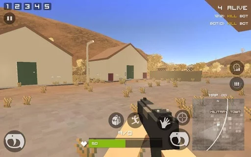 Изображение игры: Grand Pixel Royale Battlegrounds Mobile Battle 3D