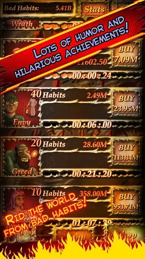 Изображение игры: Karma clicker: devil's cookie case adventure