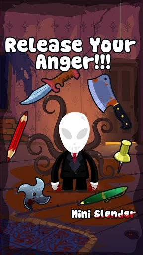 Изображение игры: Beat Slenderman in Forest. Horror tamagotchi game