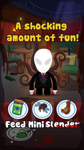 Изображение игры: Beat Slenderman in Forest. Horror tamagotchi game
