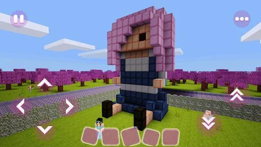 Изображение игры: GirlsCraft 2k17 Creative