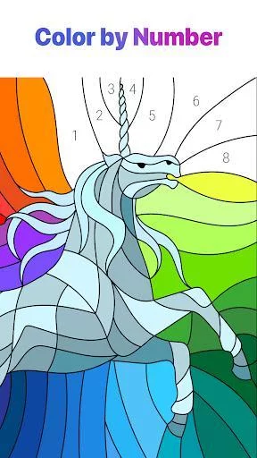 Изображение игры: Color by Number – New Coloring Book