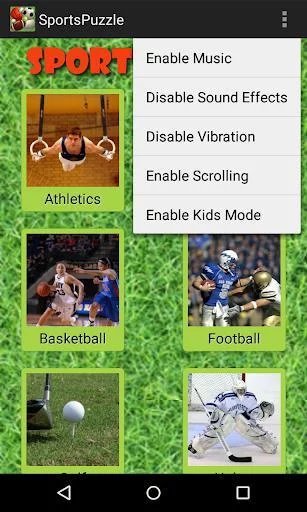 Изображение игры: Sports Puzzle Free