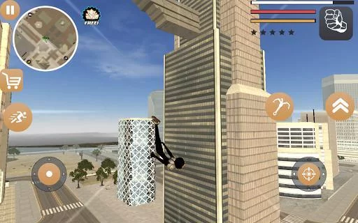 Изображение игры: Stickman Rope Hero 2