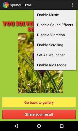 Изображение игры: Spring Puzzle Free