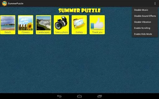 Изображение игры: Summer Puzzle Free
