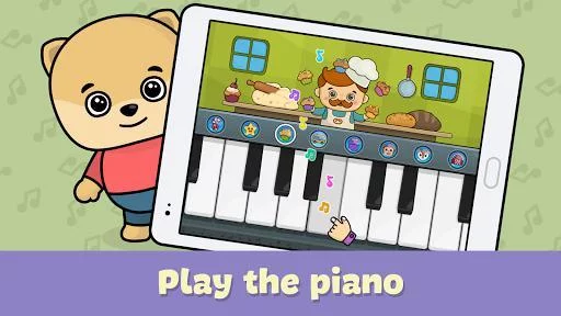 Изображение игры: Baby piano – learning games for kids