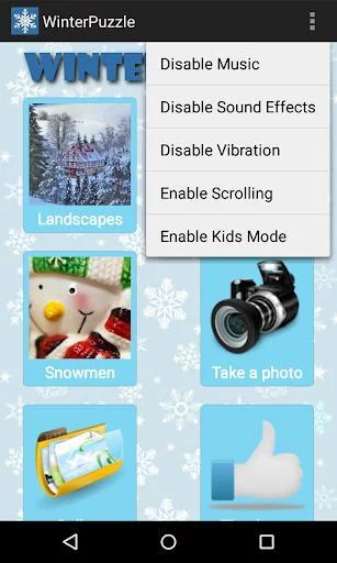 Изображение игры: Winter Puzzle Free
