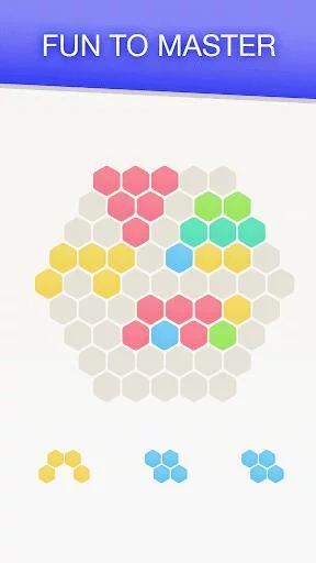 Изображение игры: Hex FRVR - Drag the Block in the Hexagonal Puzzle