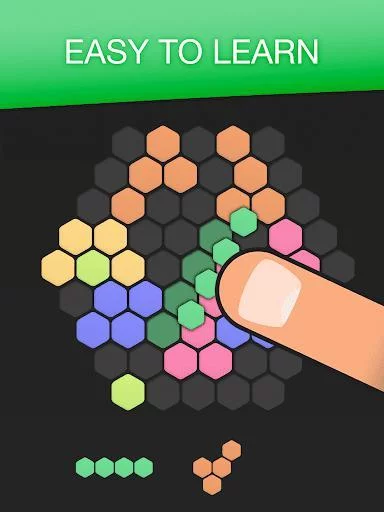 Изображение игры: Hex FRVR - Drag the Block in the Hexagonal Puzzle