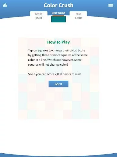 Изображение игры: Color Crush · Matching Puzzle Game