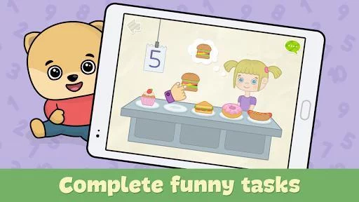 Изображение игры: Learning numbers for kids