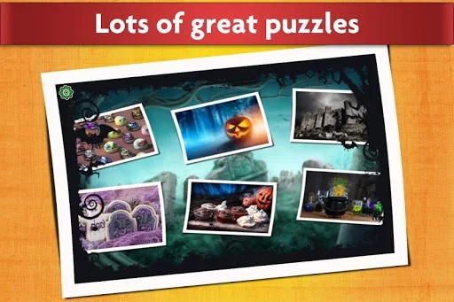 Изображение игры: Halloween Jigsaw Puzzles Game - Kids & Adults 🎃