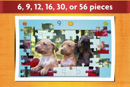 Изображение игры: Dogs Jigsaw Puzzles Game - For Kids & Adults 🐶