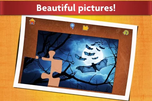 Изображение игры: Halloween Jigsaw Puzzles Game - Kids & Adults 🎃