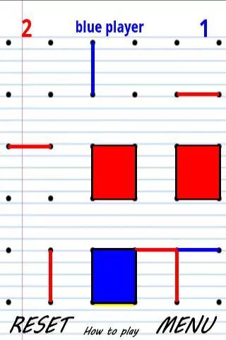 Изображение игры: Dots and Boxes - Squares (Classic Board Games)